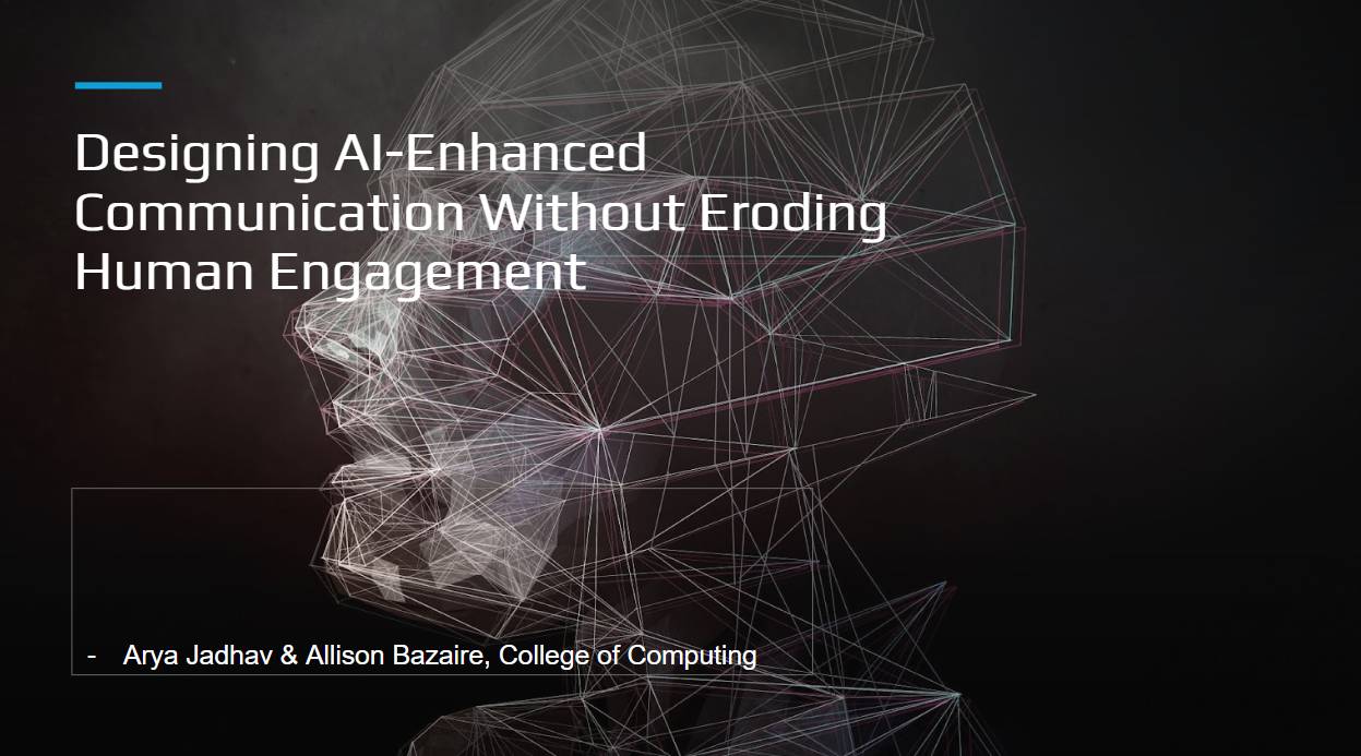 Designing Al-Enhanced Communication Without Eroding Human Engagement